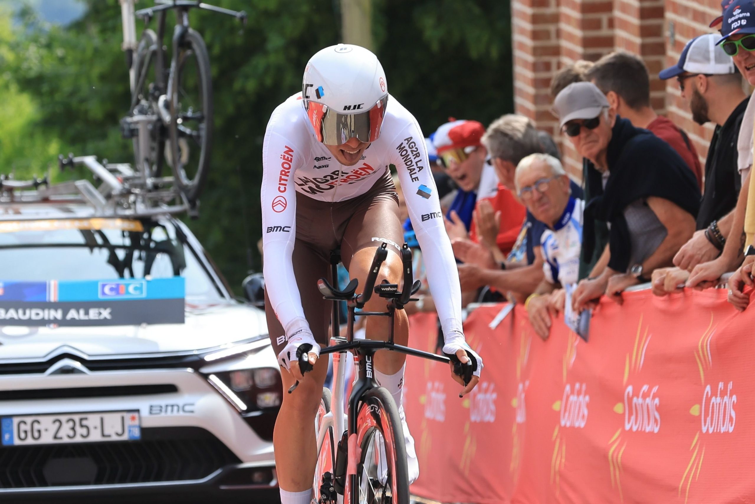 10h01’01’’ : Alex Baudin entame la course à l&rsquo;élite après une étape serrée au Tour Auvergne-Rhône-Alpes