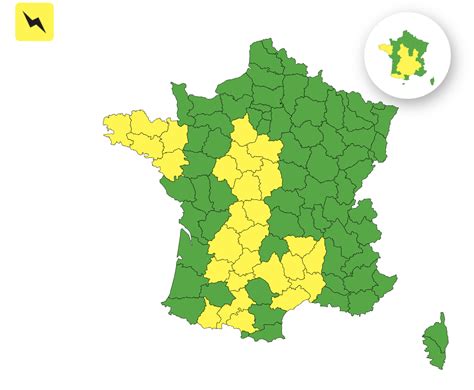 Le Ciel Menace : 13 Départements Français Placés en Vigilance Jaune pour des Orages