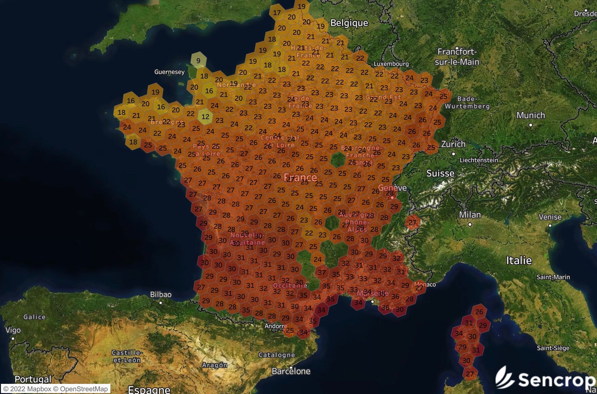 Quatrième vague de chaleur dévastatrice : l’Hexagone menace à 41°C ce mercredi
